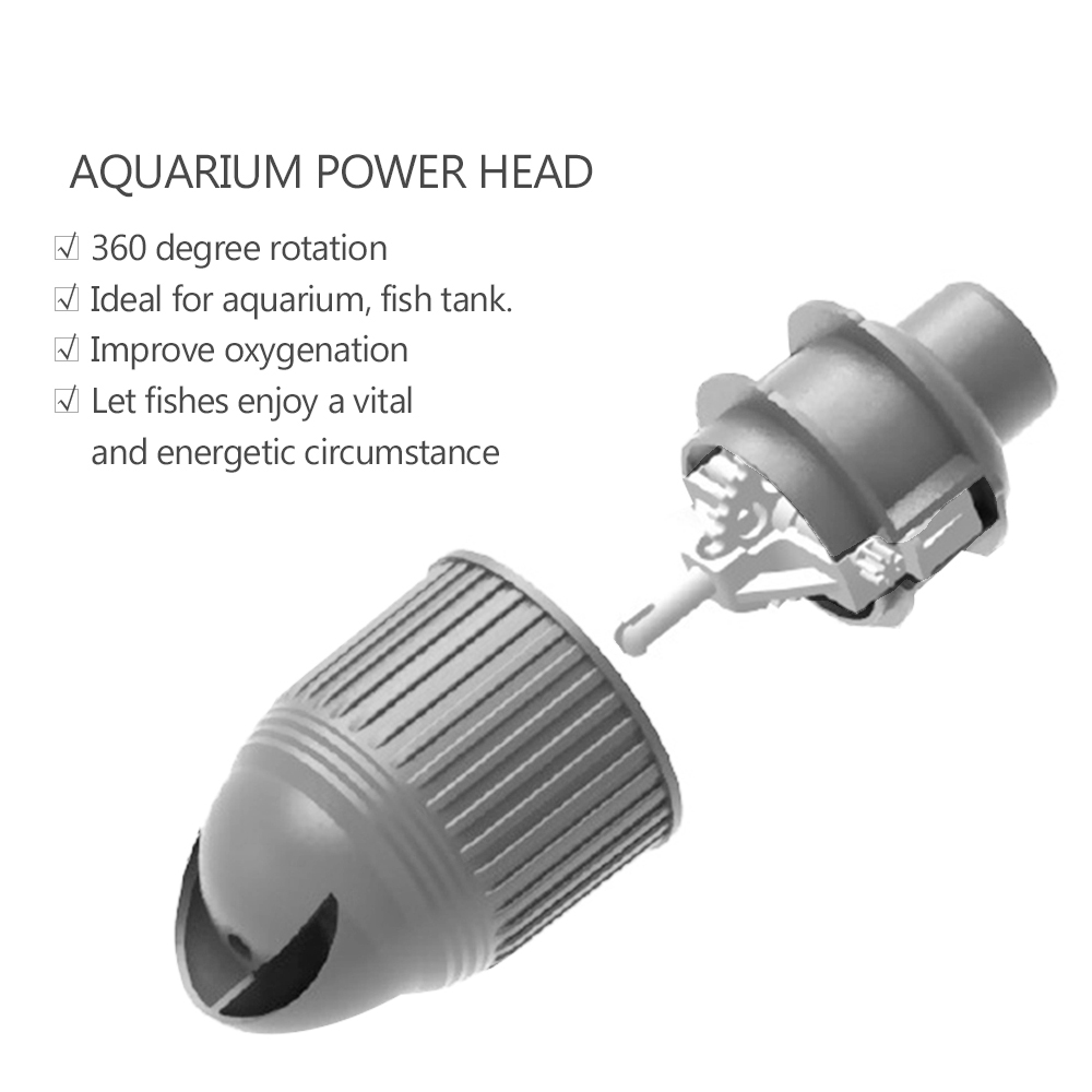Aquarium Plant Iron - Acquario Power Head Fish Tank Wave