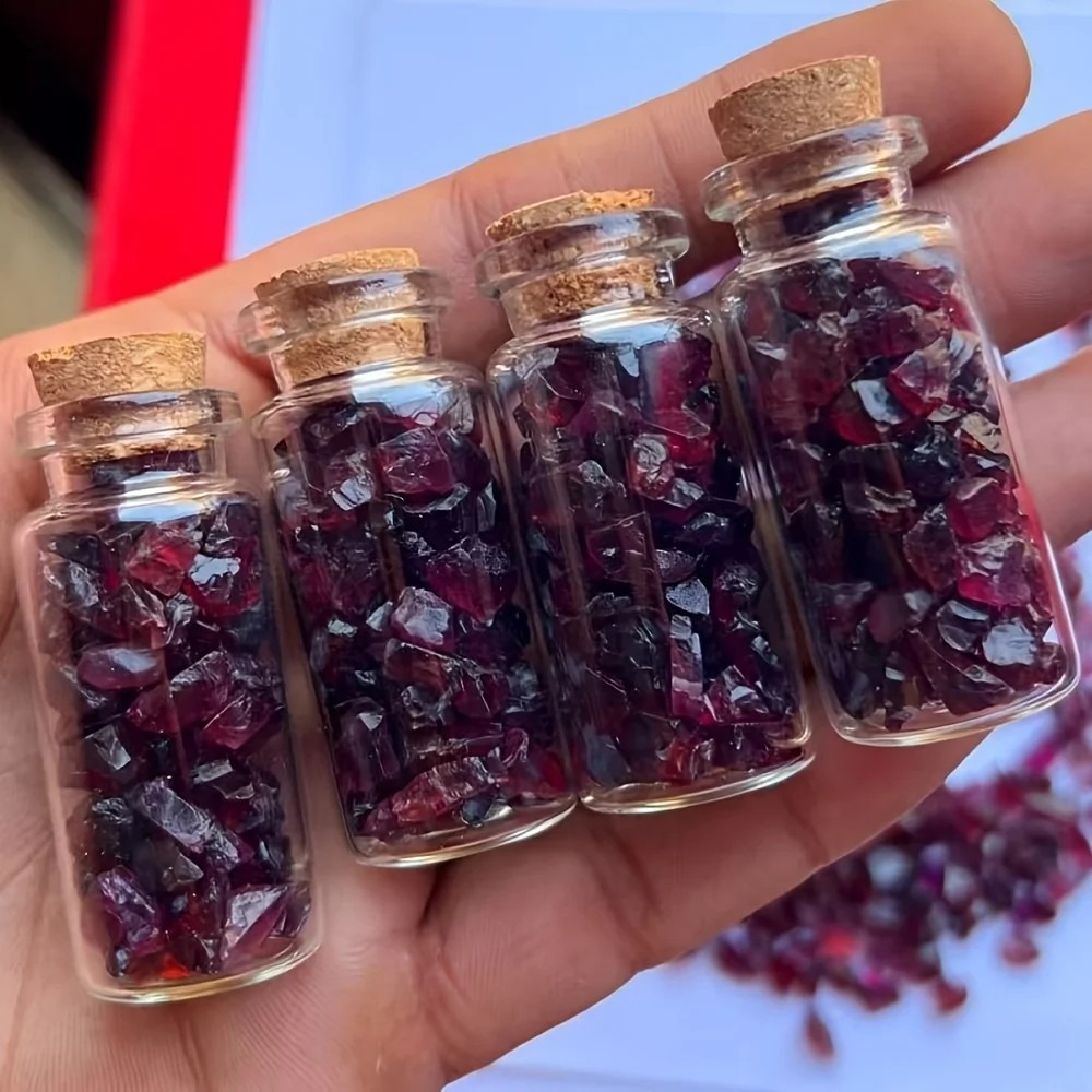 Aquarium Plant Gravel - Pietre di Granato Naturale Grezzo per