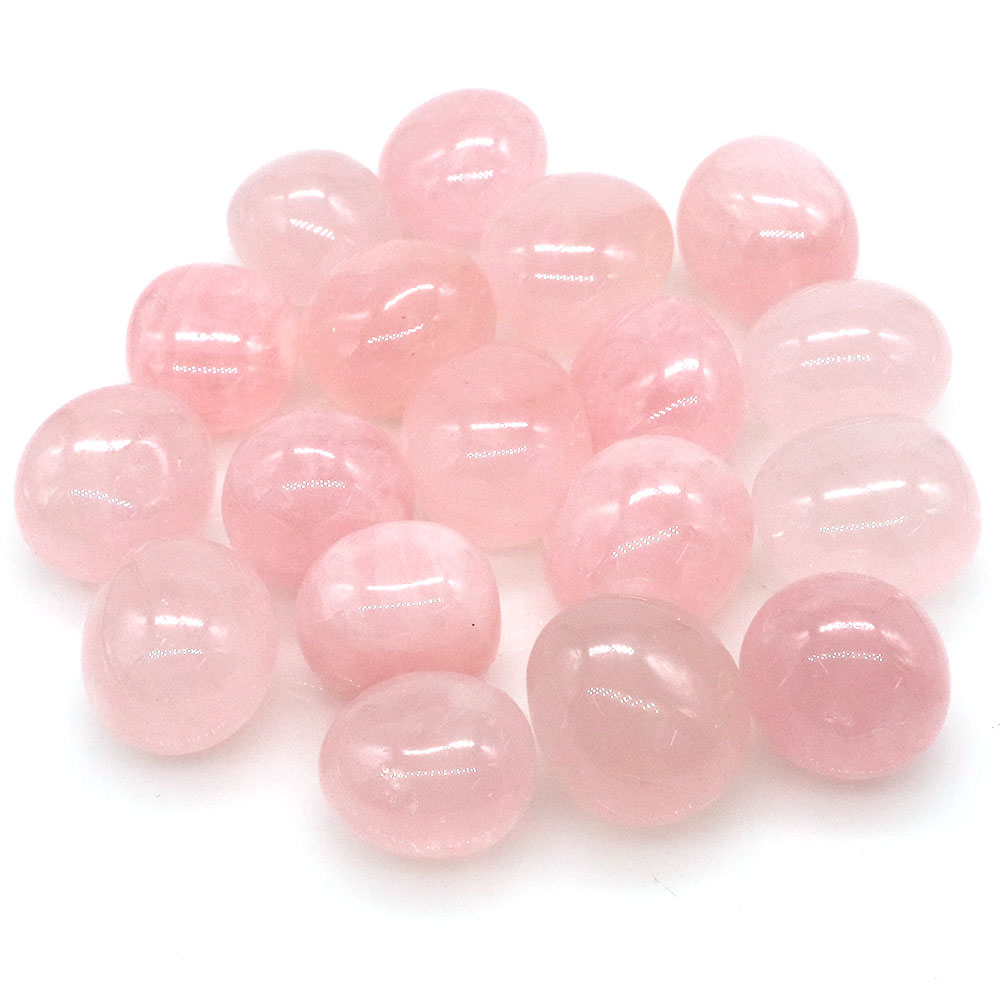 Aquarium Plant Gravel - Quarzo rosa pietra burattata guarigione naturale