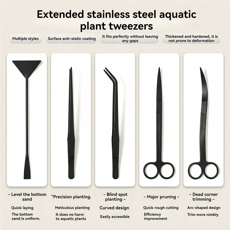 TFORU-Set di Strumenti per Acq - Planted Aquarium Tool Kit recensione e prezzo