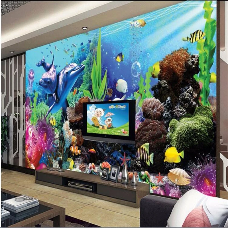 beibehang Carta da parati 3D p - Planted Aquarium Wallpaper recensione e prezzo