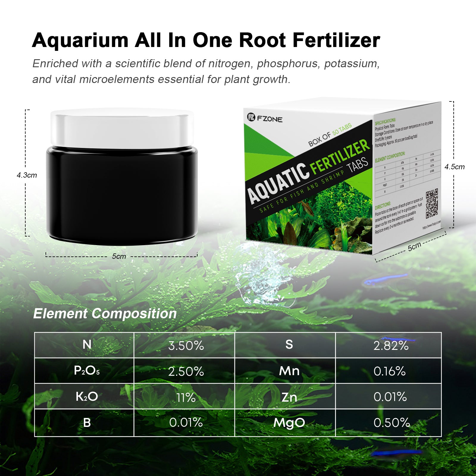 FZONE Root Tabs: Fertilizzante - Aquarium Plant Root Fertilizer recensione e prezzo