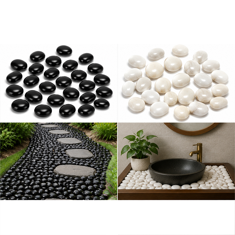 Pietre di fiume lucidate bianc - Aquarium Planting Ideas recensione e prezzo